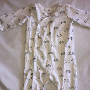 Petit Pehr bunny sleeper onesie